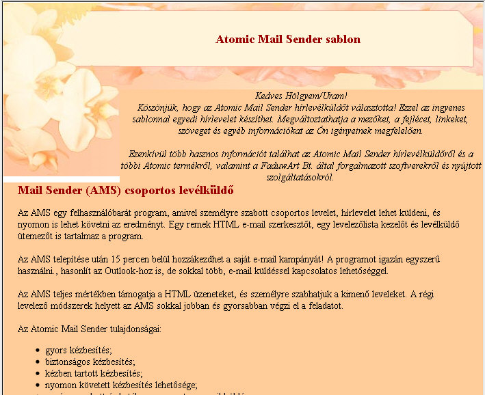 Flower sablon