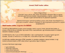 html e-mail sablon